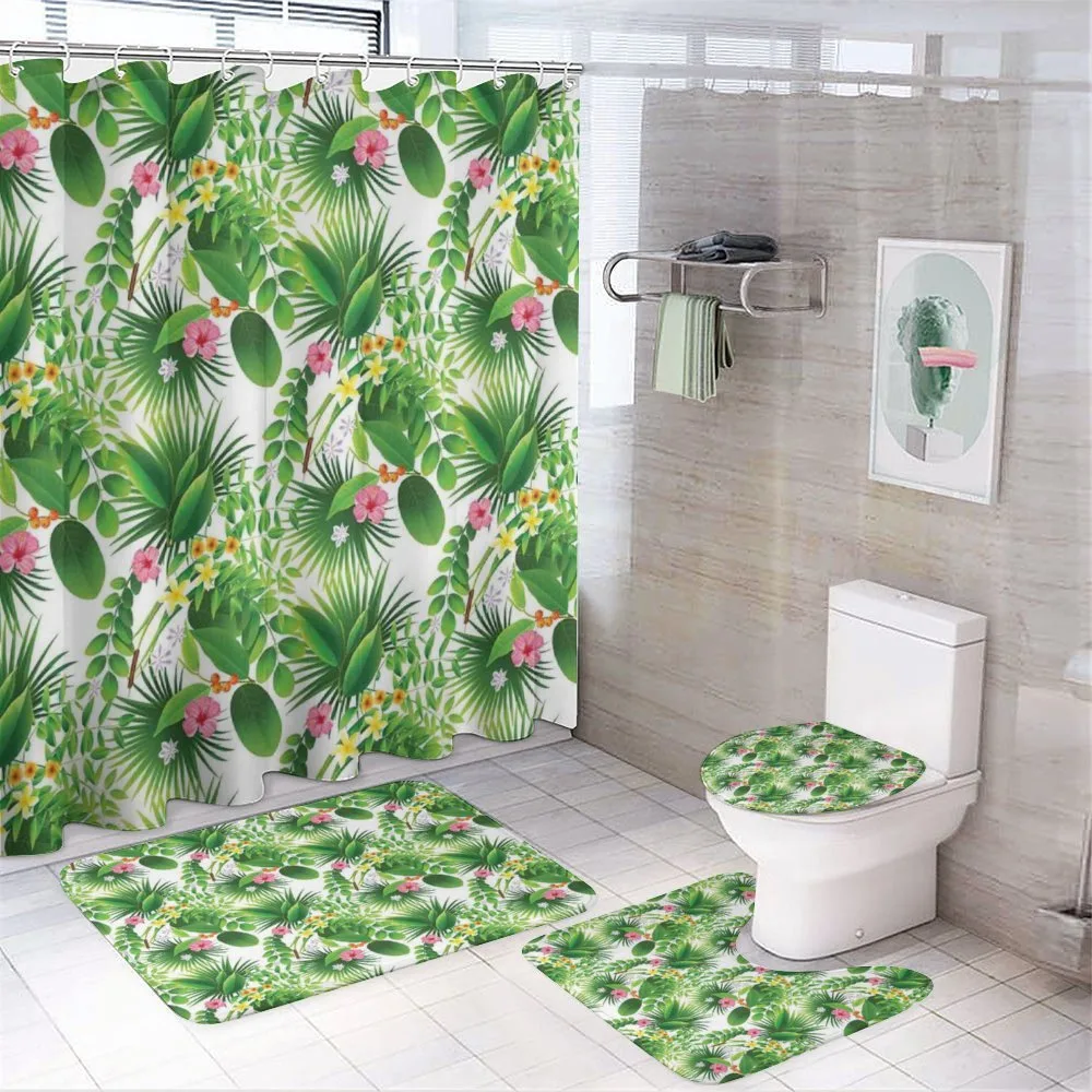 Tropical Paradise Nature 4-Piece Bathroom Set product video