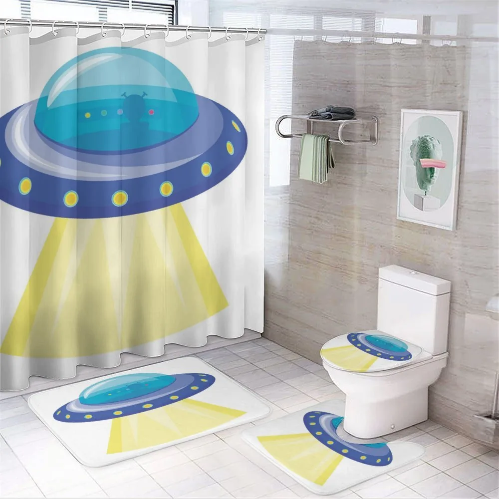UFO Unknown Flying Object — 4-Piece Bathroom Set preview