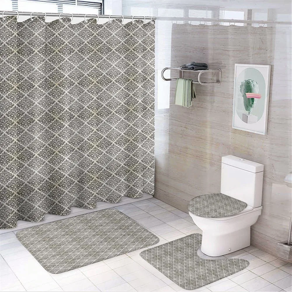 Vintage Floral Design — 4-Piece Bathroom Set preview