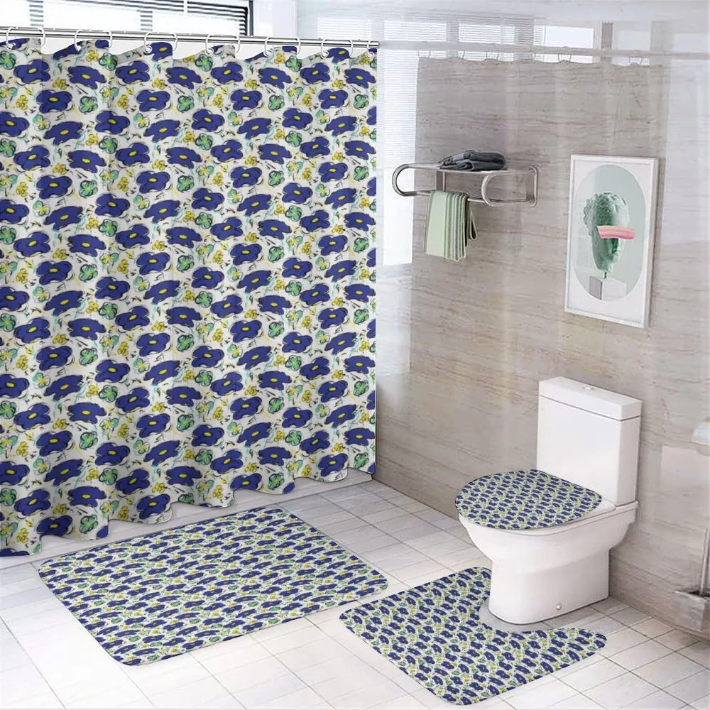 Brush Stroke Stripes — 4-Piece Bathroom Set preview