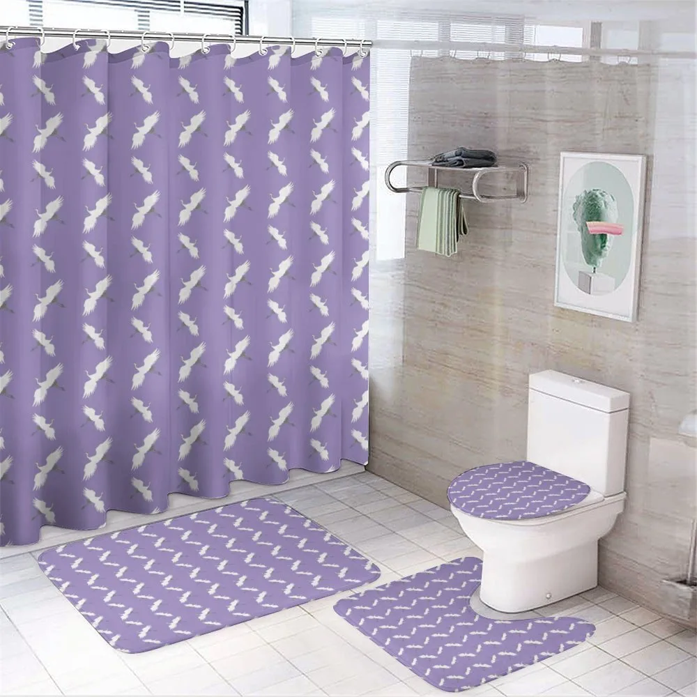 Flying Bird with Open Wings — 4-Piece Bathroom Set preview