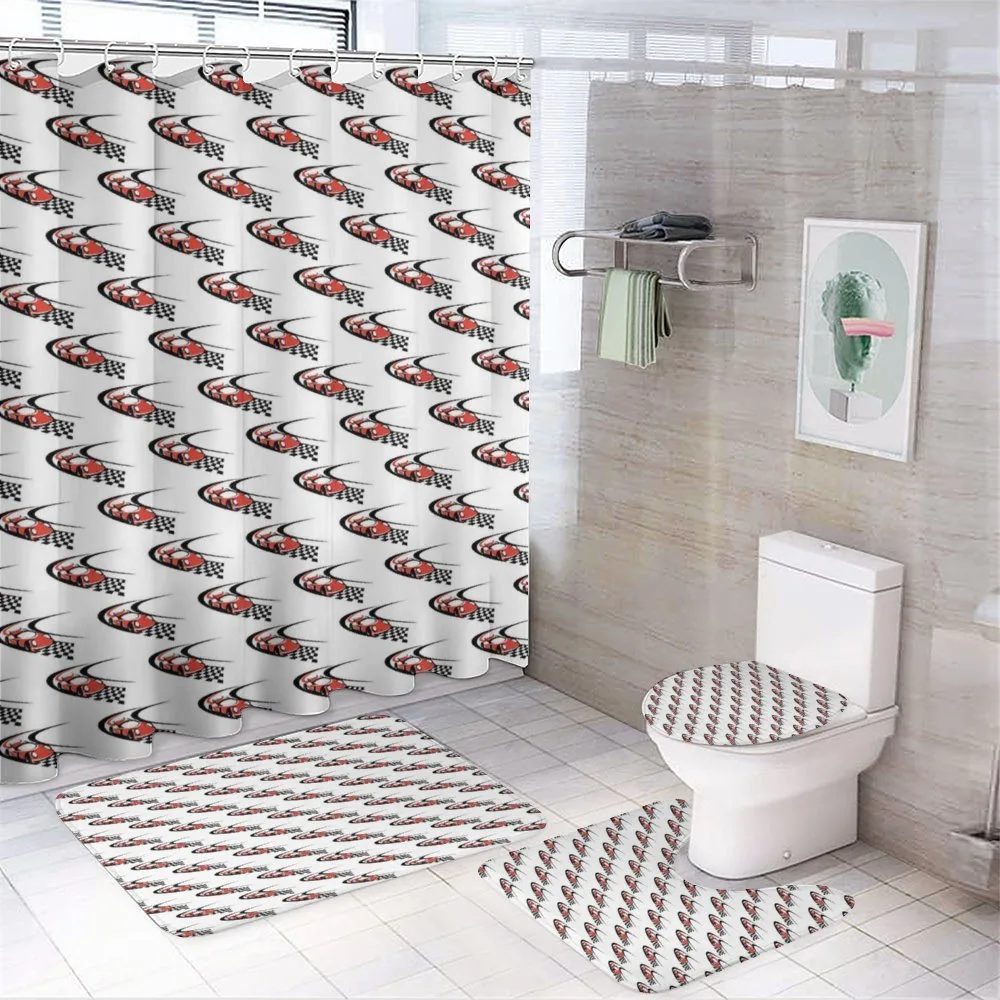 Formula Race Rally Win — 4-Piece Bathroom Set preview