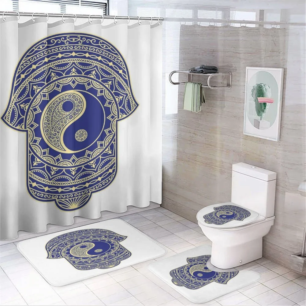 Japanese Ying Yang — 4-Piece Bathroom Set preview