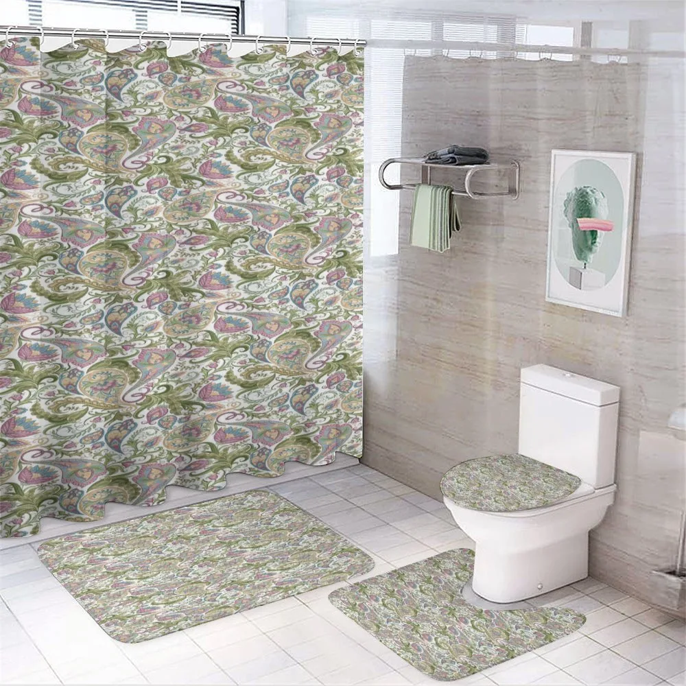 Vintage Style Floral — 4-Piece Bathroom Set preview