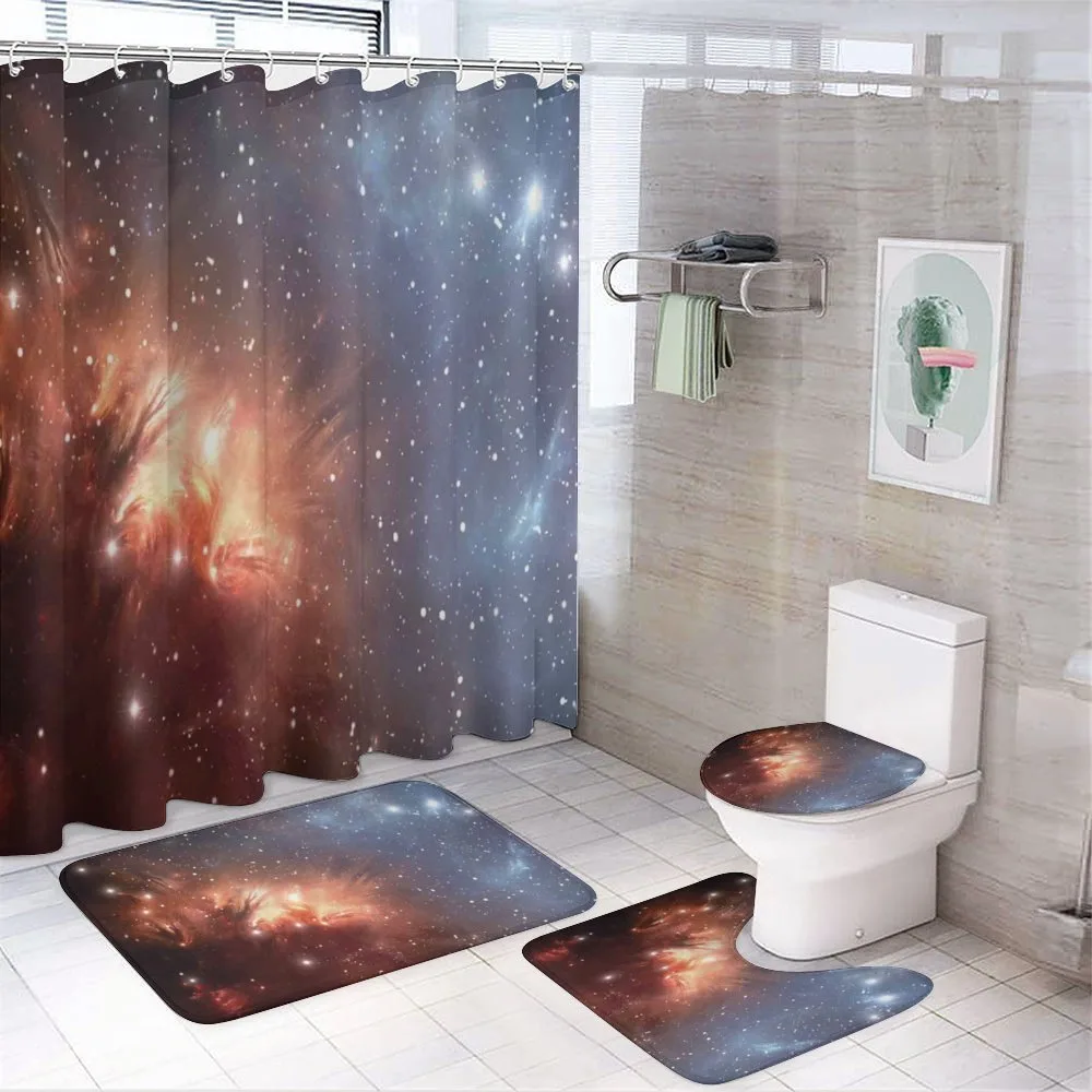 Astronomy Cosmos Space — 4-Piece Bathroom Set preview
