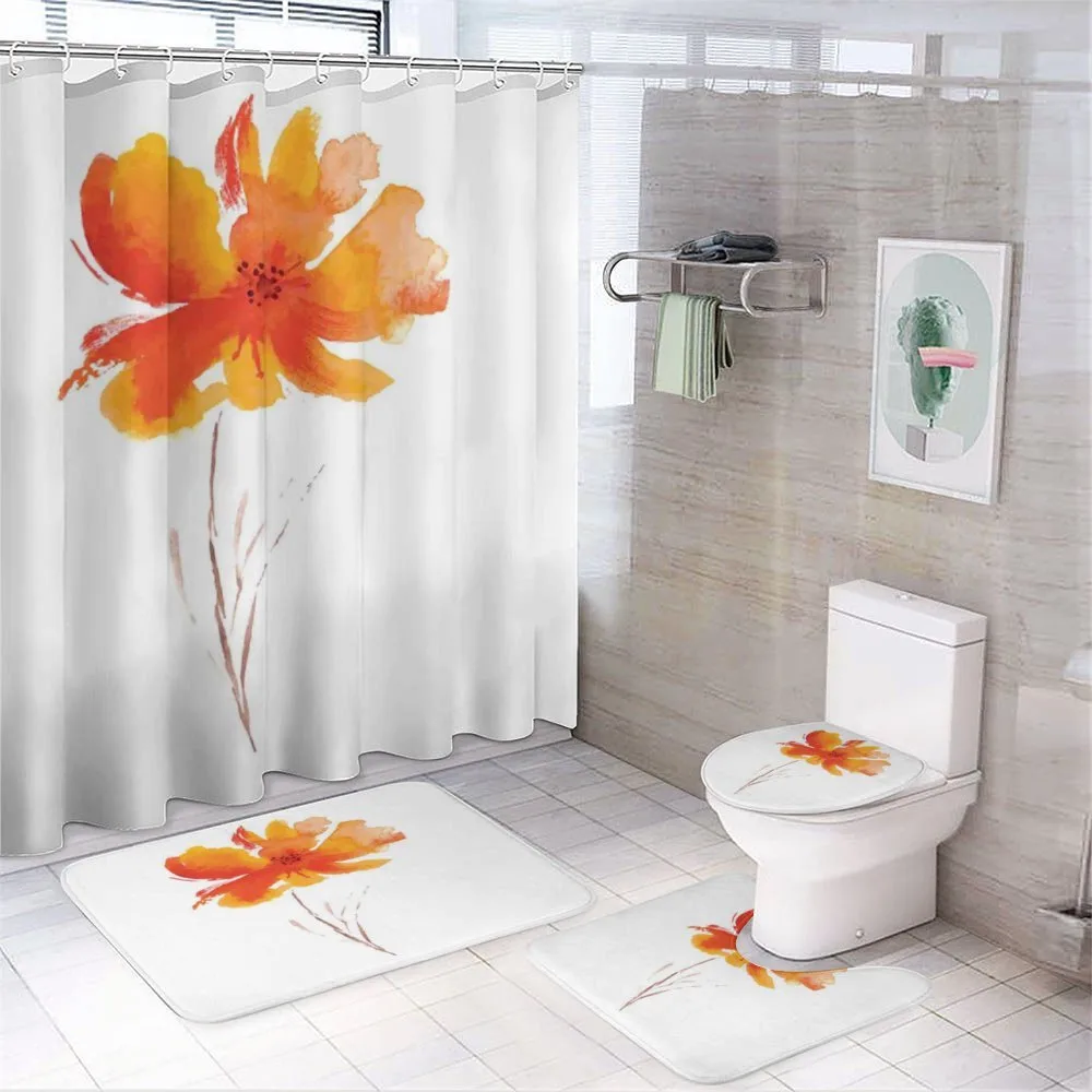 Romantic Poppy 4-Piece Bathroom Set product video