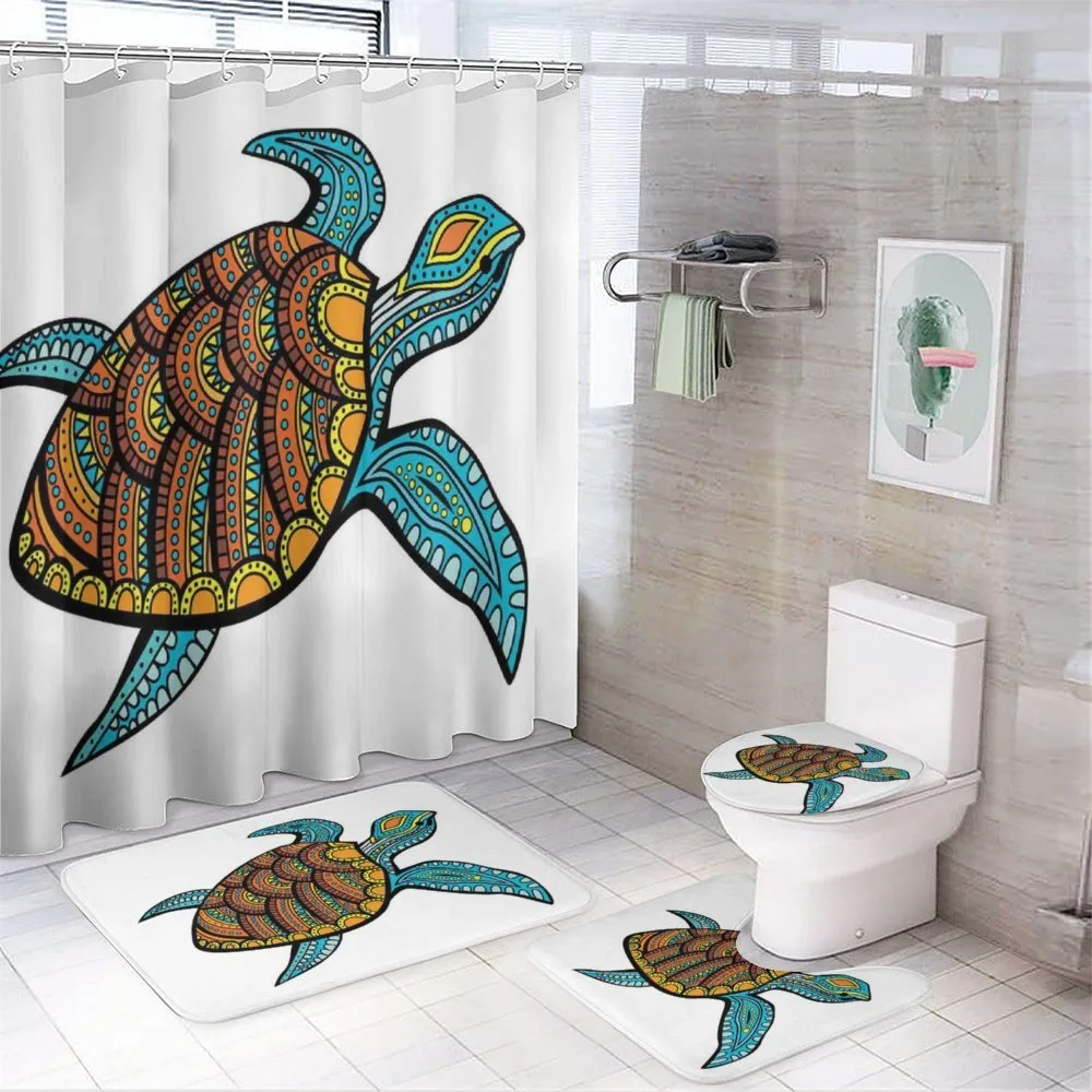 Tropical Pattern — 4-Piece Bathroom Set preview