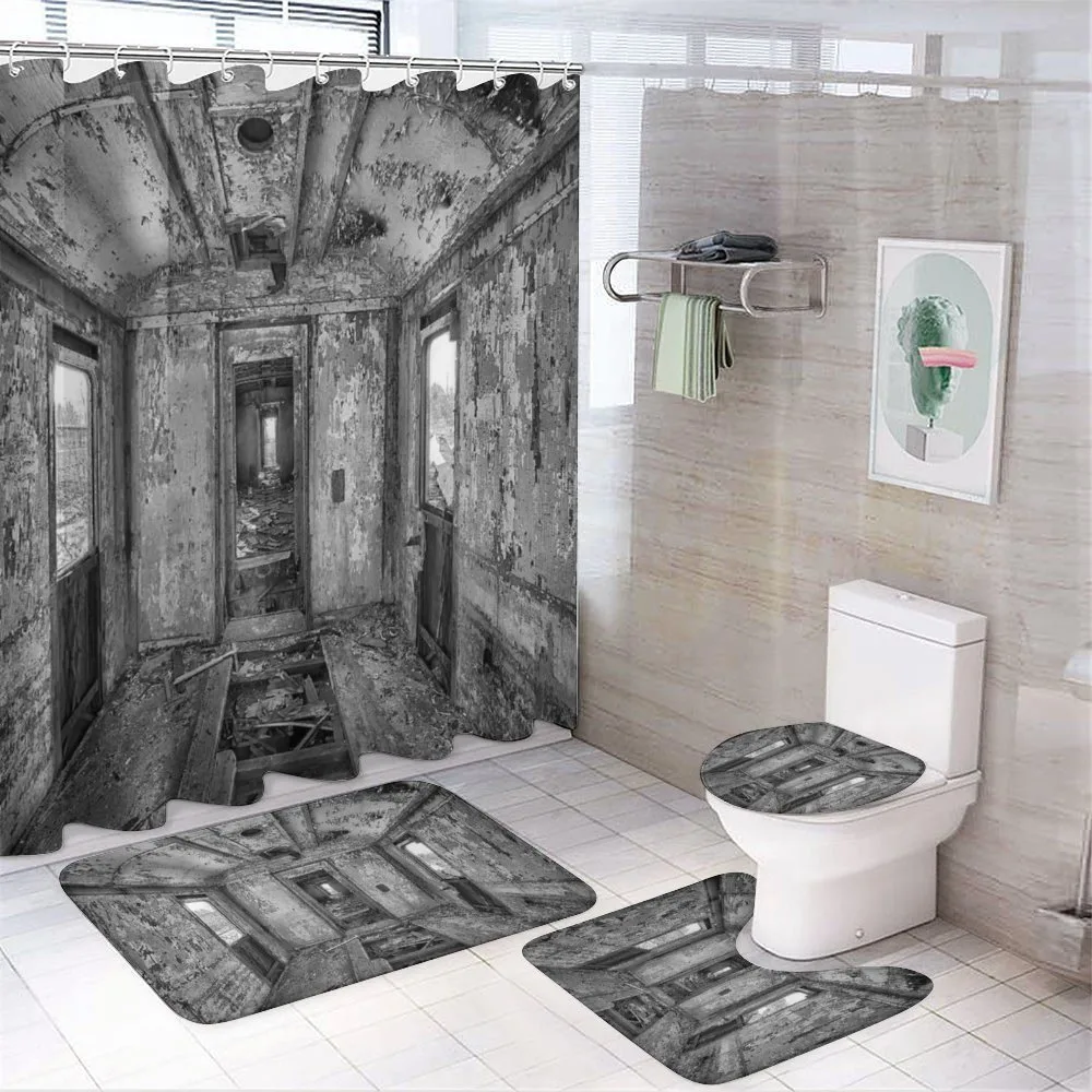 Antique Railway Wagon — 4-Piece Bathroom Set preview