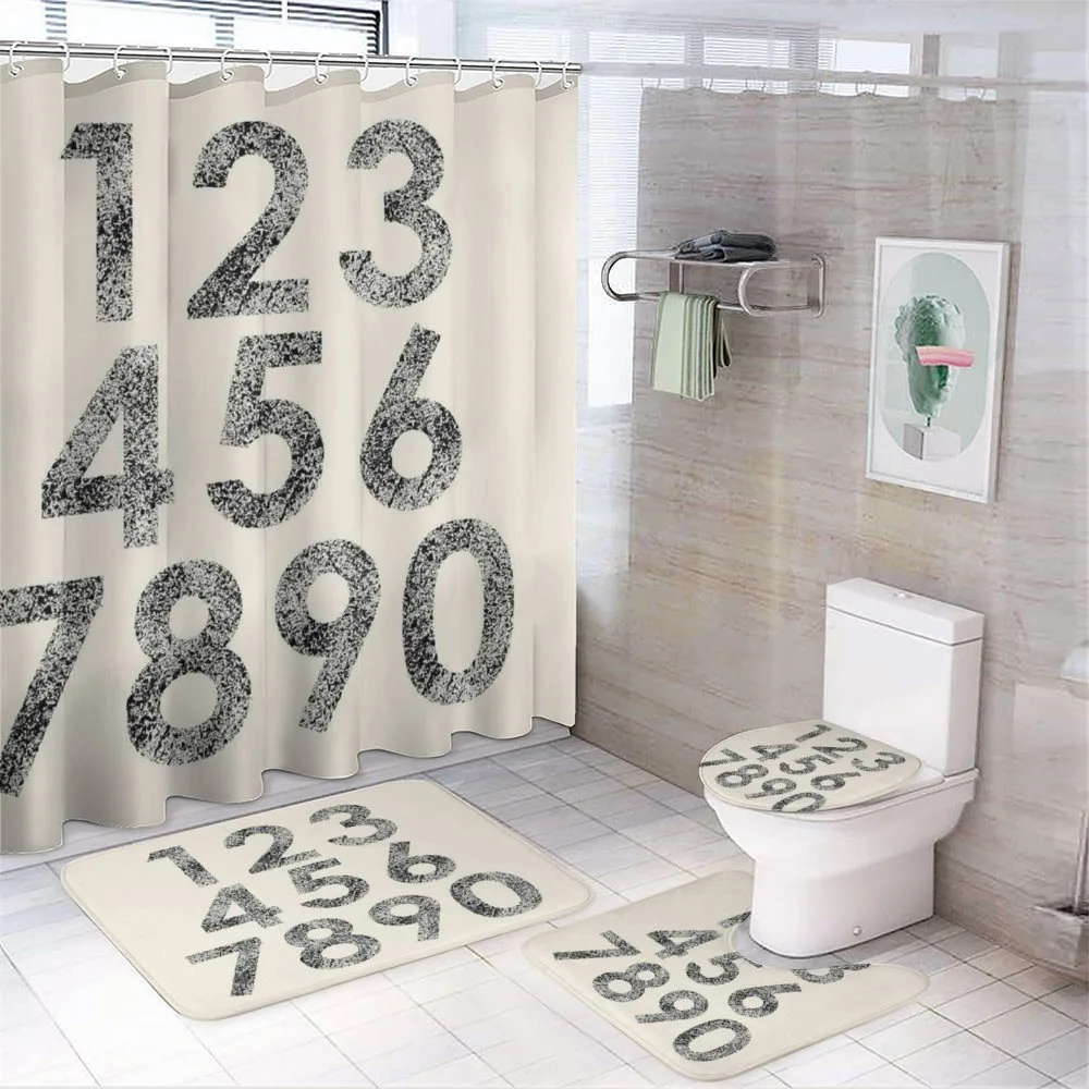Grunge Dotwork — 4-Piece Bathroom Set preview