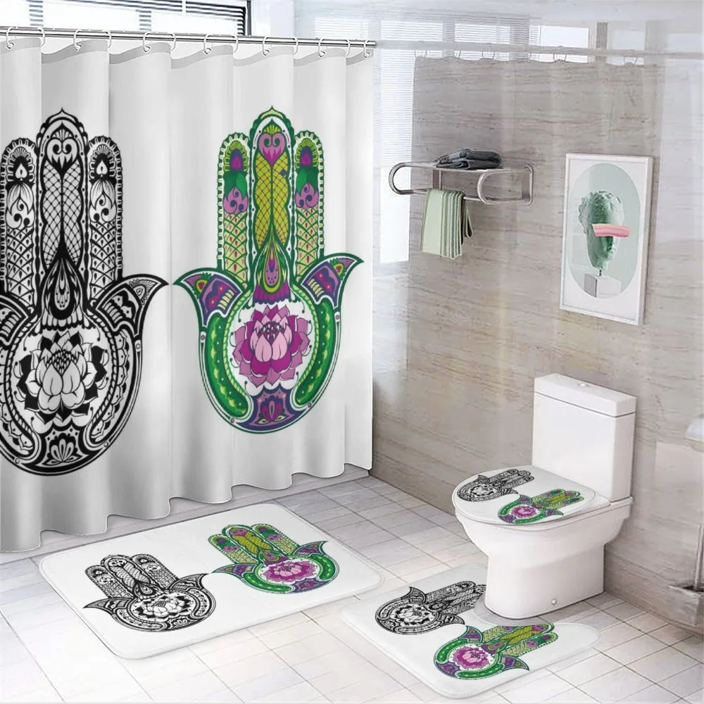 Lotus Flourish — 4-Piece Bathroom Set preview