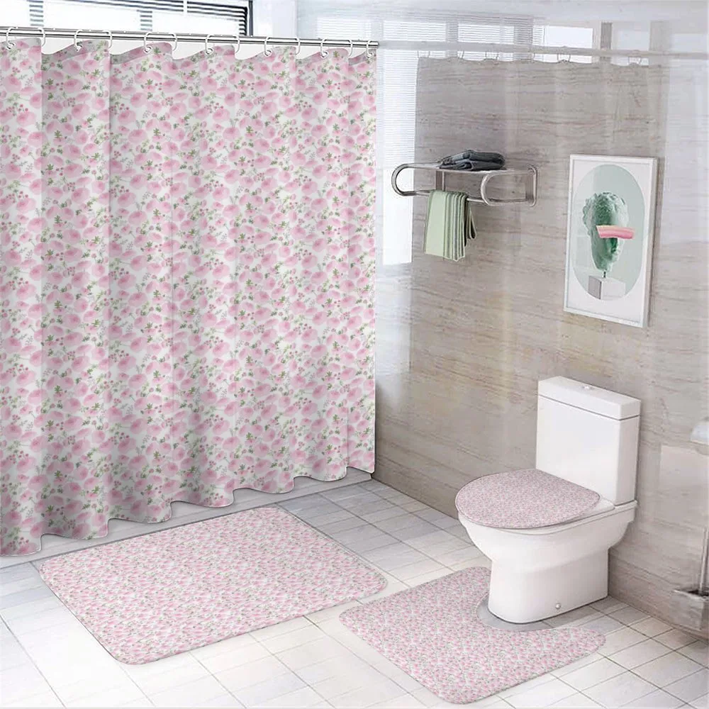 Ranunculus Spring — 4-Piece Bathroom Set preview