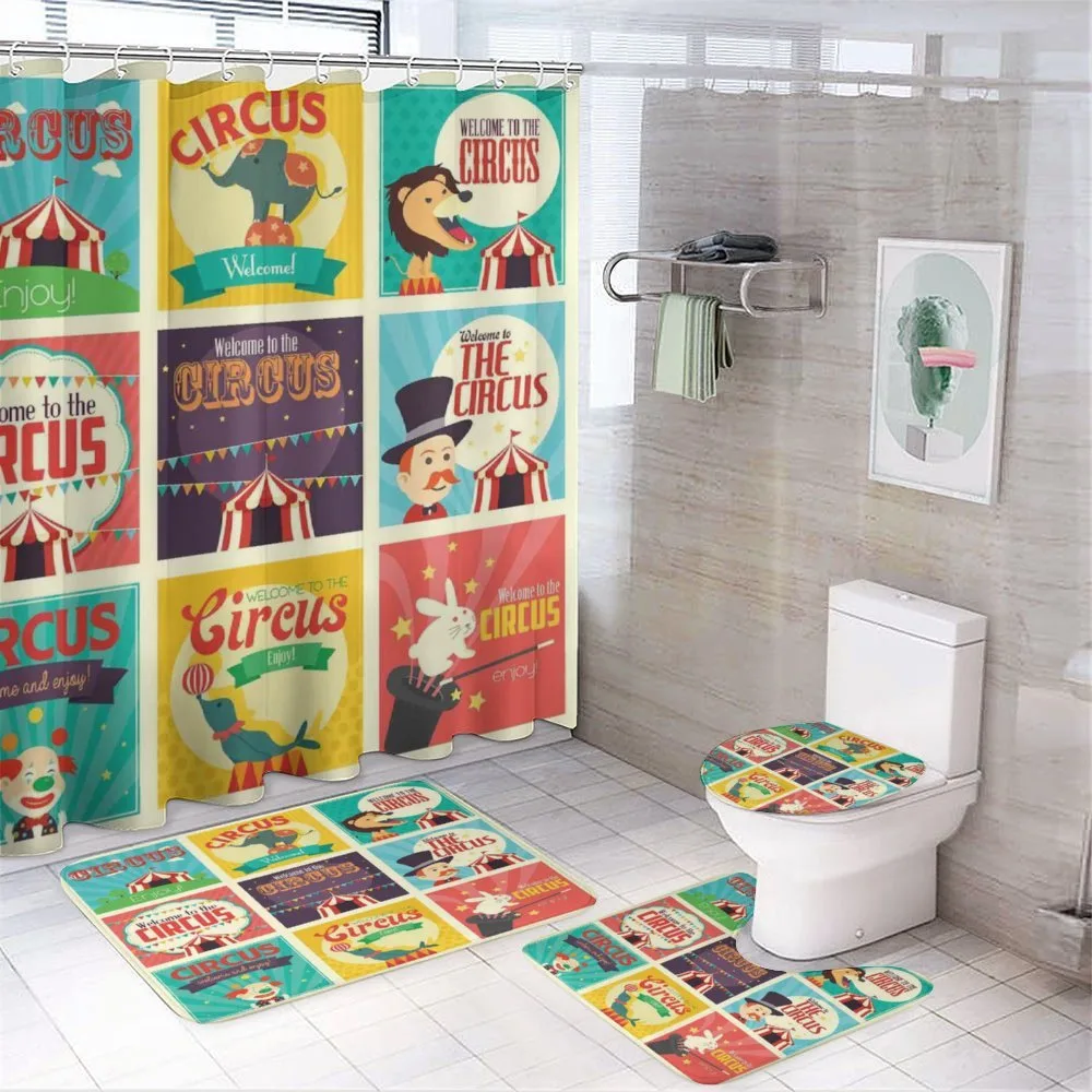 Carnival Old Circus — 4-Piece Bathroom Set preview