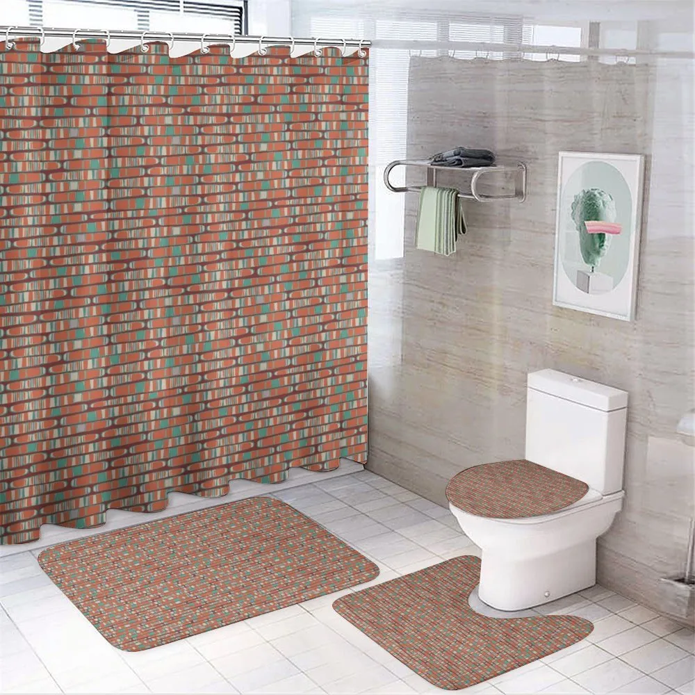 Contemporary Shapes Bars — 4-Piece Bathroom Set preview