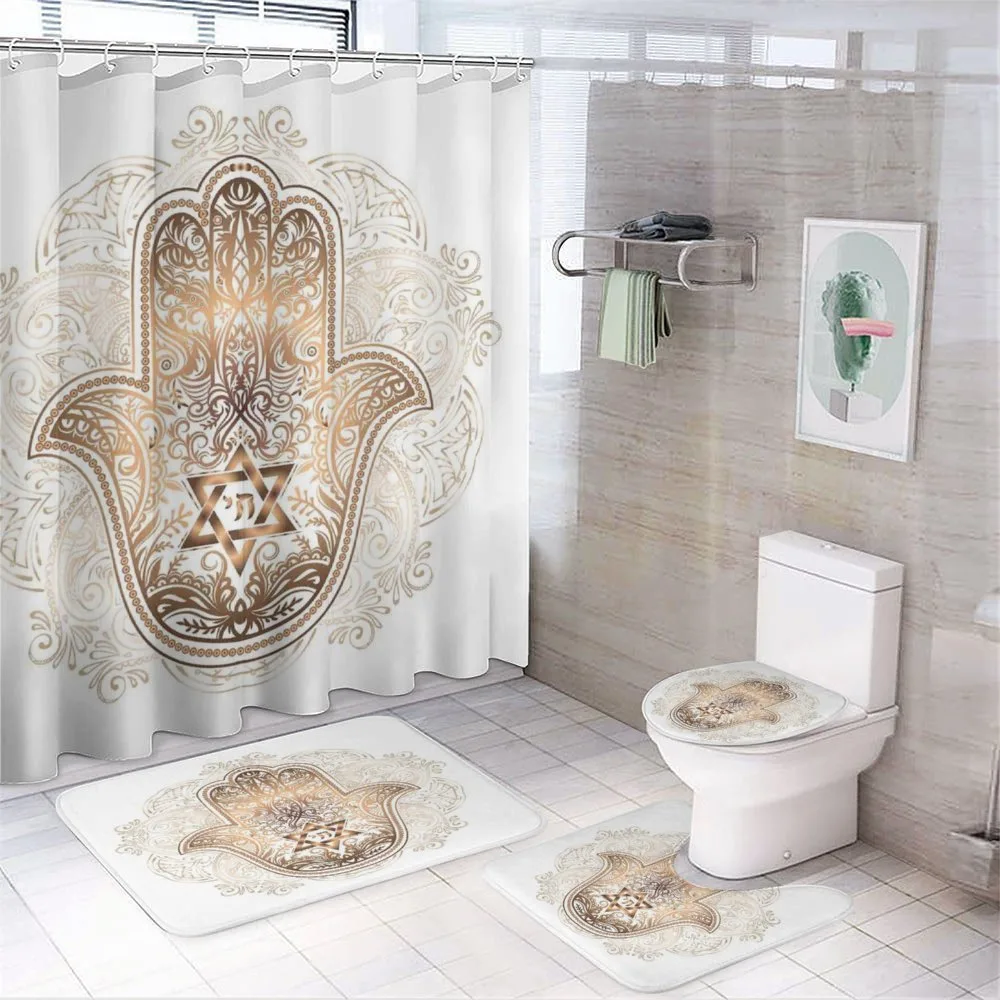 Hand Drawn — 4-Piece Bathroom Set preview