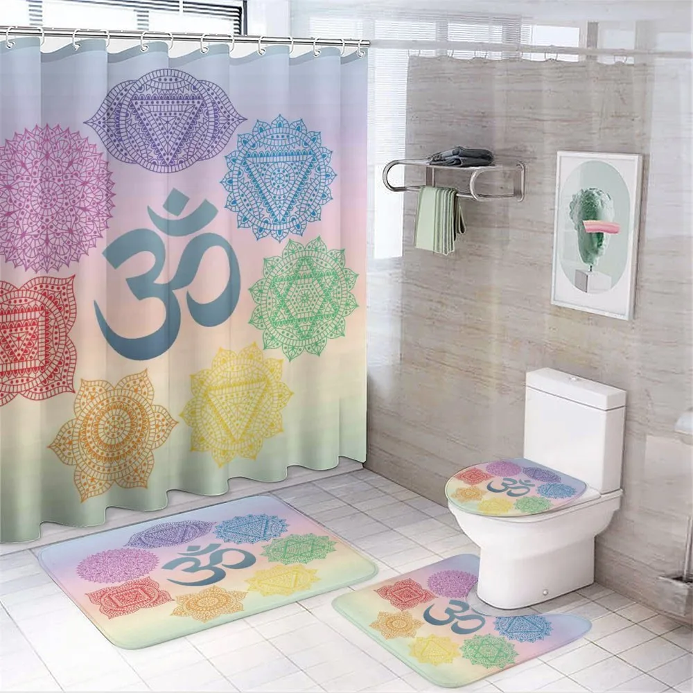Lace Inspired Pattern — 4-Piece Bathroom Set preview