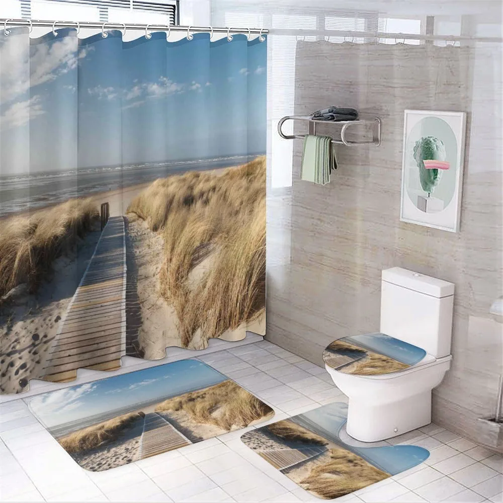 Summer Germany Coastal Sea — 4-Piece Bathroom Set preview