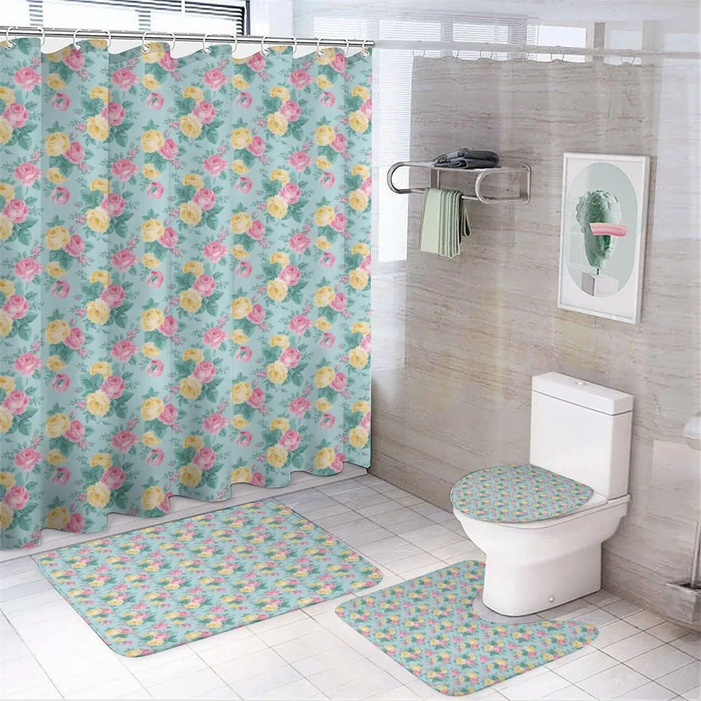 Summer Roses Bridal — 4-Piece Bathroom Set preview
