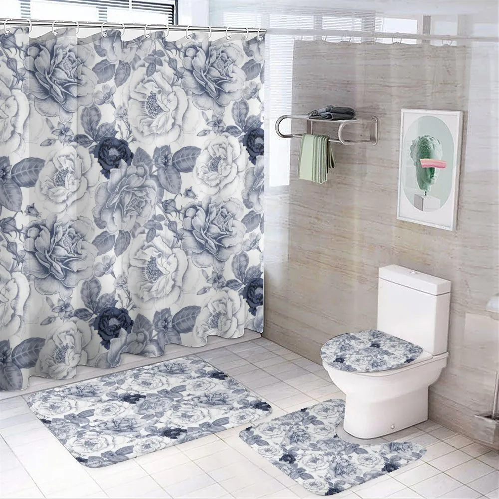 Garden Spring Roses — 4-Piece Bathroom Set preview