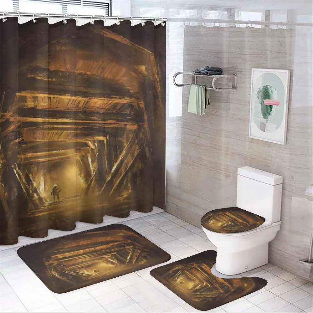 Mystic Adventure Print — 4-Piece Bathroom Set preview