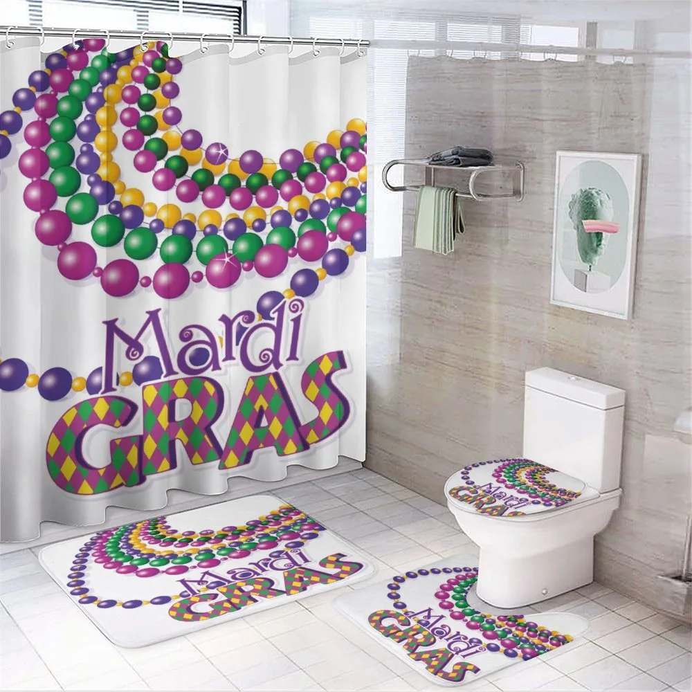 Party Beads Patterns — 4-Piece Bathroom Set preview
