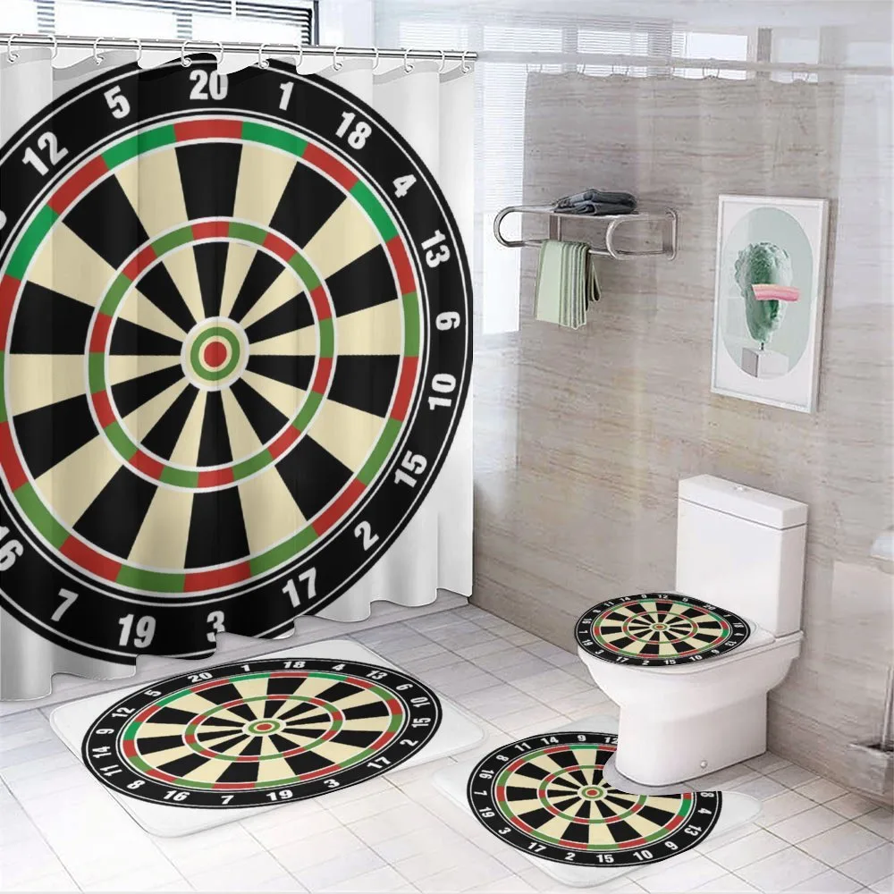 Dart Board Lifestyle — 4-Piece Bathroom Set preview