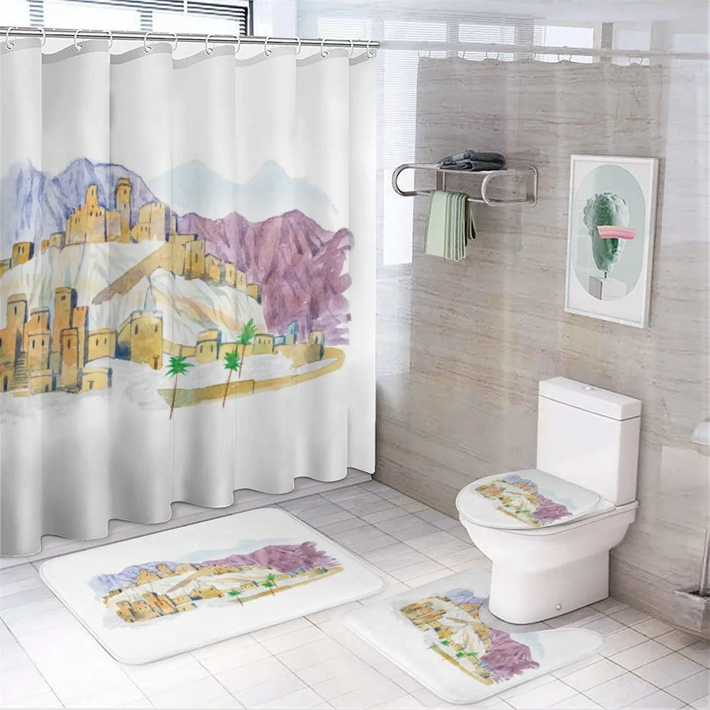 Desert City Art — 4-Piece Bathroom Set preview