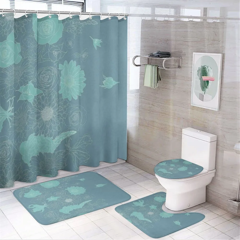 Exotic Blossoms — 4-Piece Bathroom Set preview