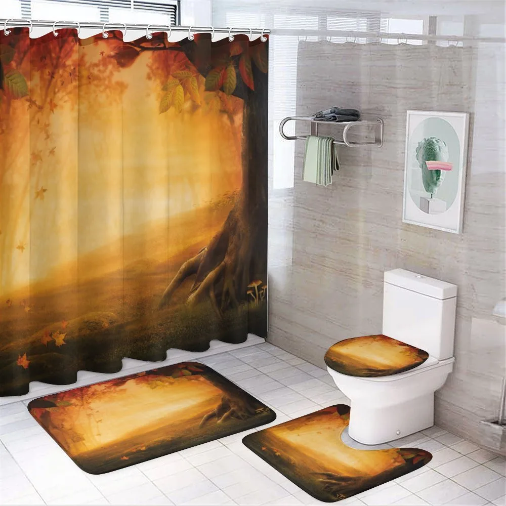 Mysterious Valley Forest — 4-Piece Bathroom Set preview