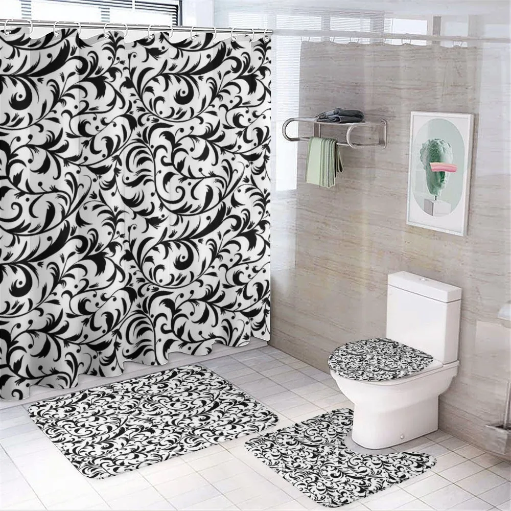 Seasonal Nature Abstract — 4-Piece Bathroom Set preview