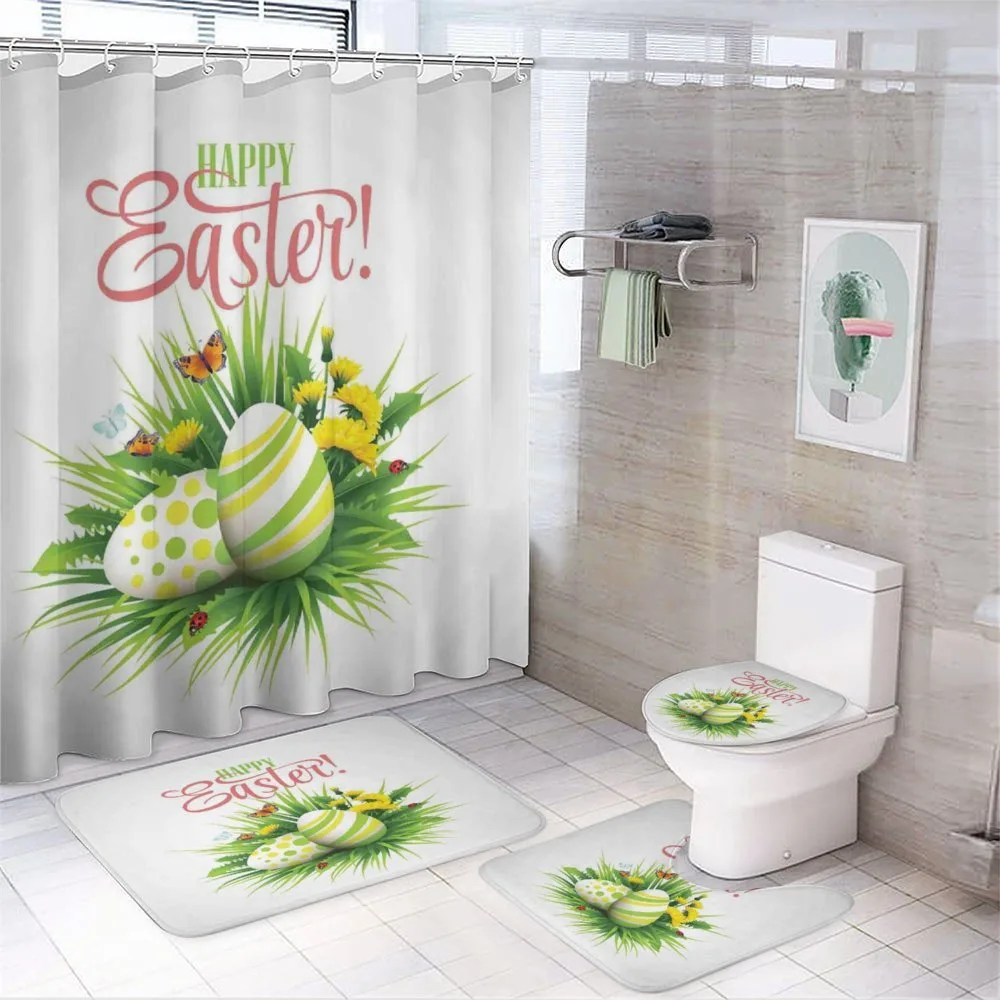 Spring Season Foliage — 4-Piece Bathroom Set preview