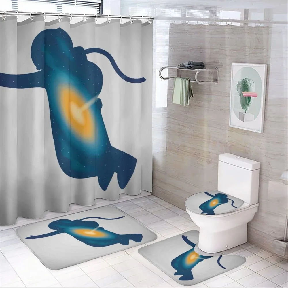Astronaut Universe — 4-Piece Bathroom Set preview