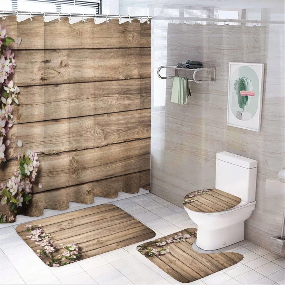Blooming Orchard Spring — 4-Piece Bathroom Set preview