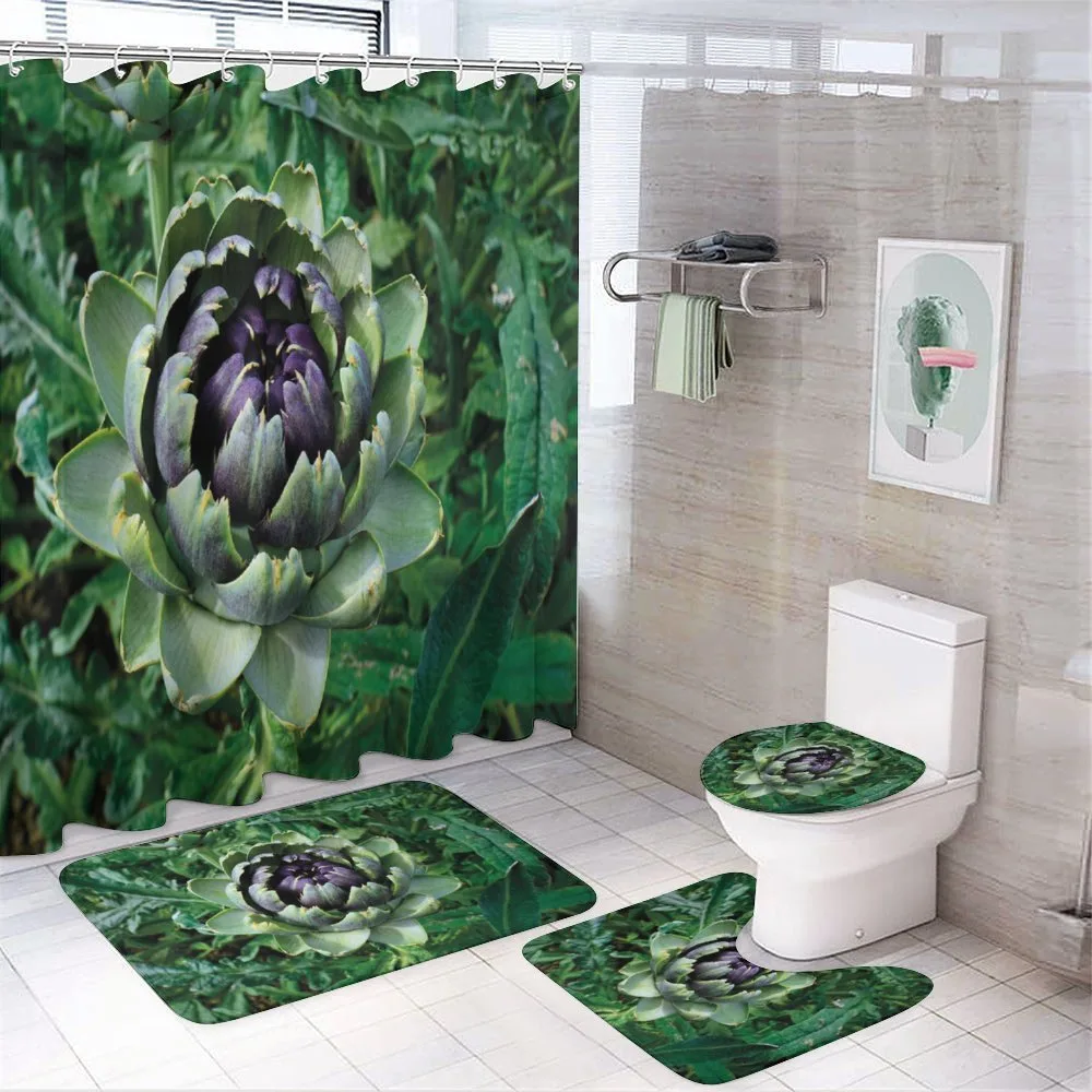 Blooming Vegetable 4-Piece Bathroom Set product video