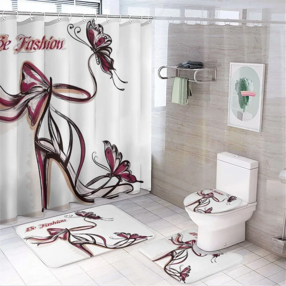Classy High Heels Fashion — 4-Piece Bathroom Set preview
