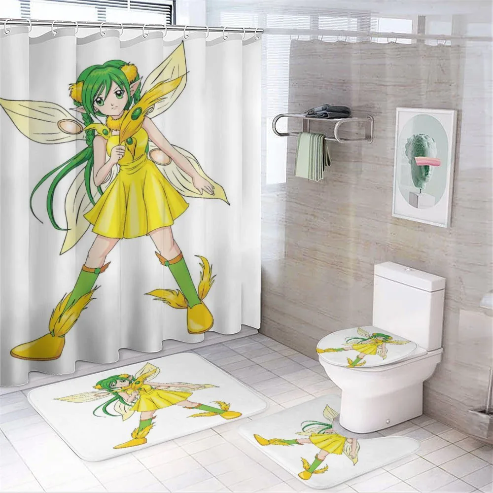 Fantasy Manga Fairy Girl — 4-Piece Bathroom Set preview