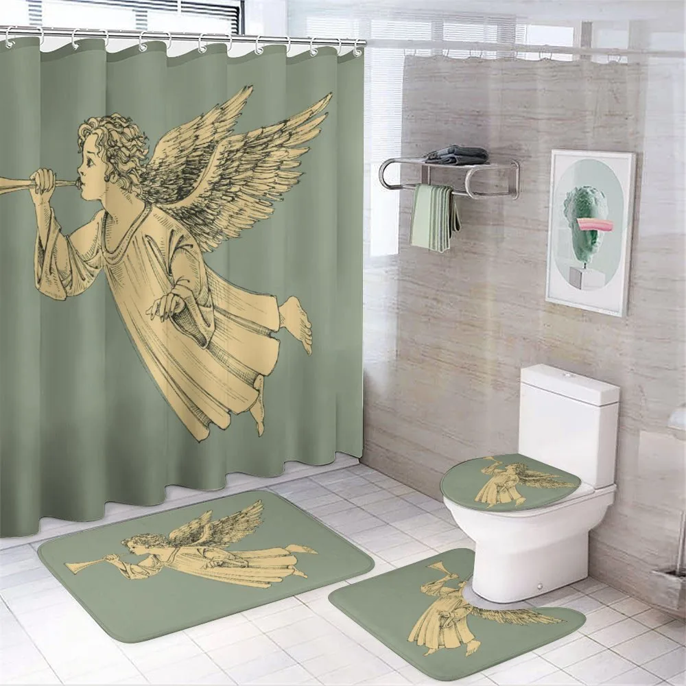 Flying Angel Art — 4-Piece Bathroom Set preview