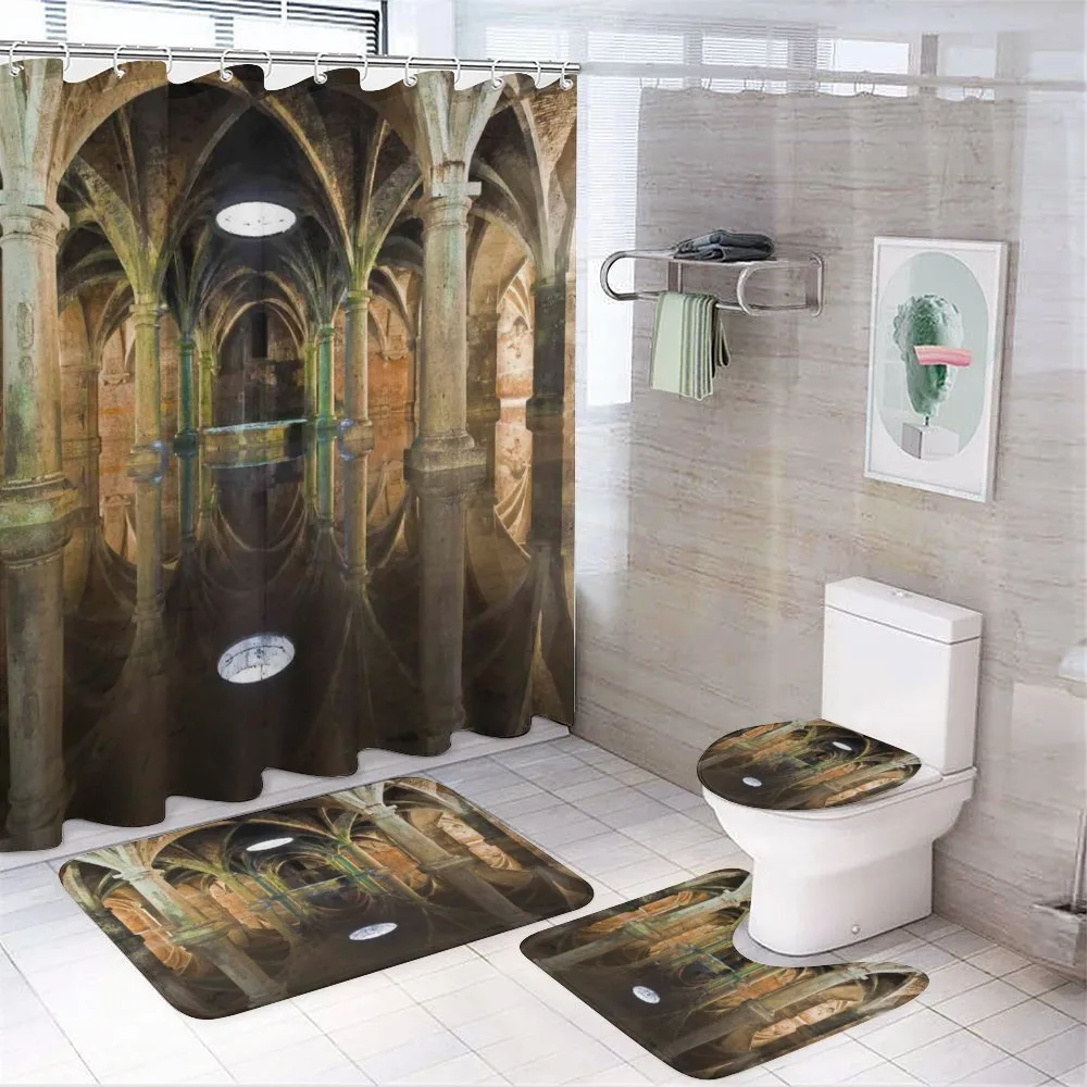 Oriental Peach Colored — 4-Piece Bathroom Set preview