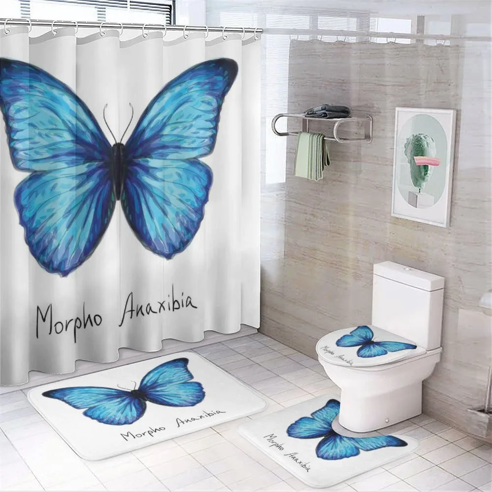 Abstract Butterfly — 4-Piece Bathroom Set preview