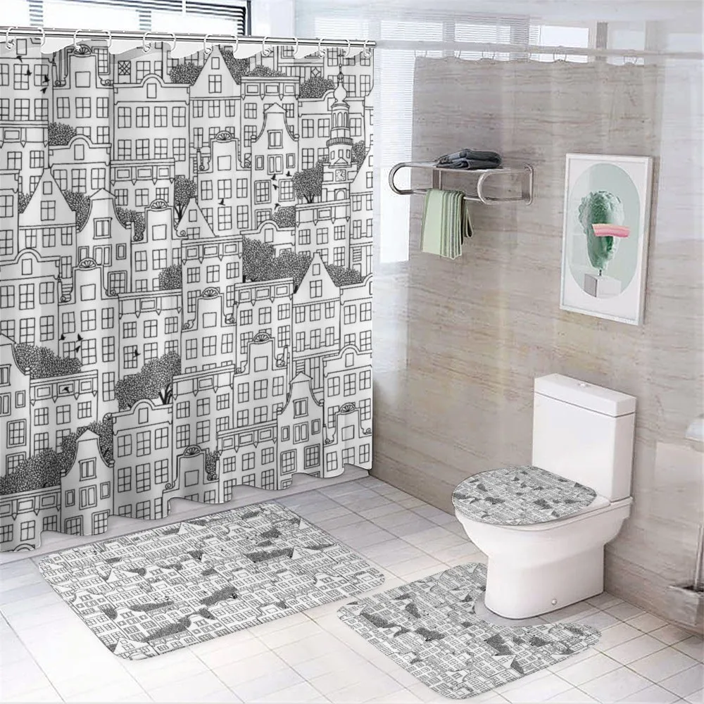 European Houses Urban — 4-Piece Bathroom Set preview