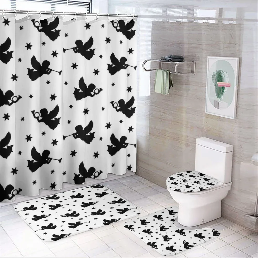 Cupid Fairy Yule 4-Piece Bathroom Set product video