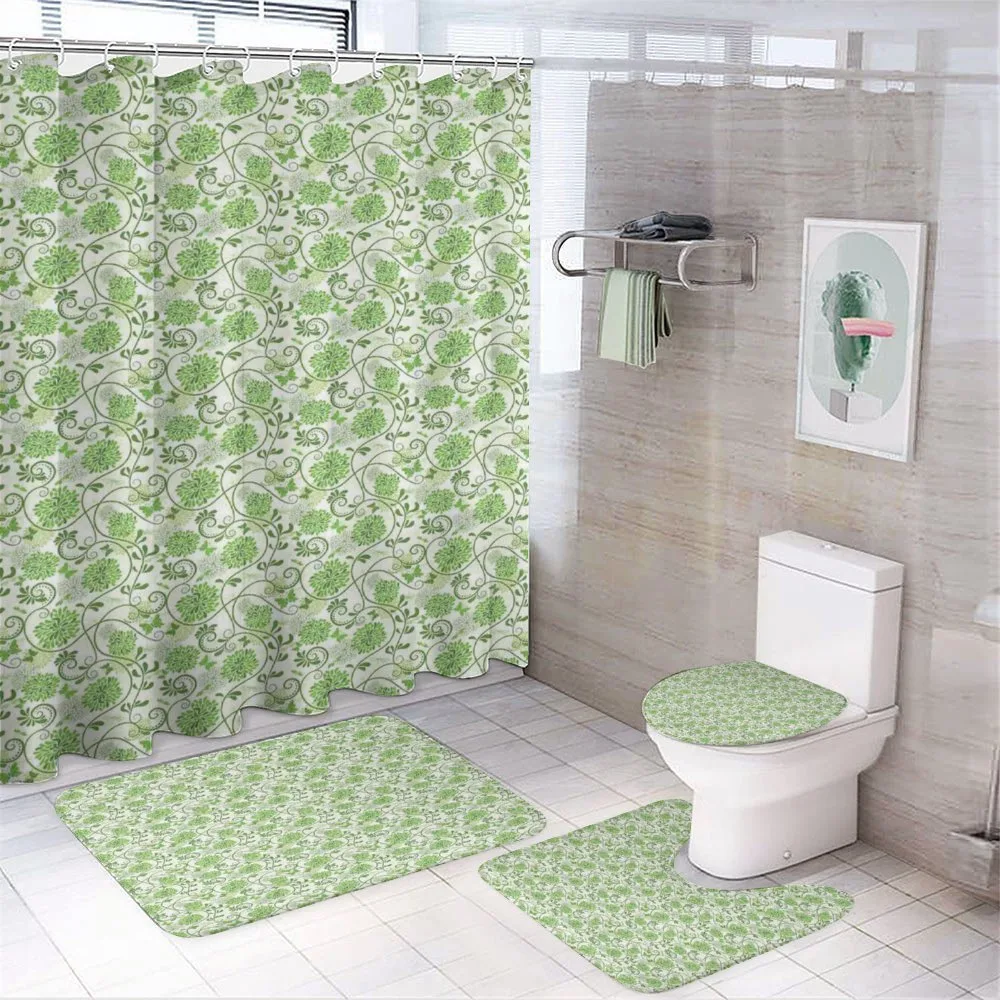 Hydrangea Butterfly 4-Piece Bathroom Set product video