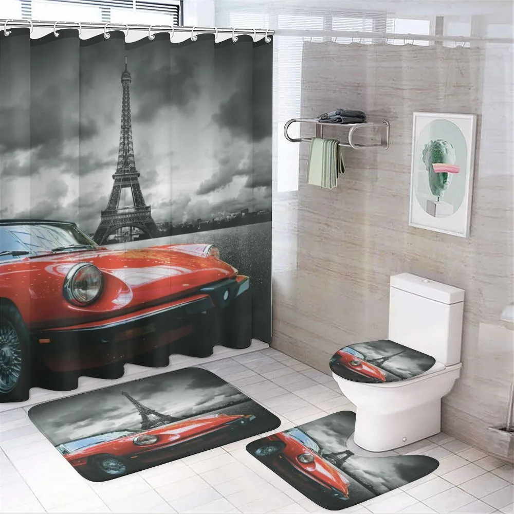 Romantic City Paris — 4-Piece Bathroom Set preview