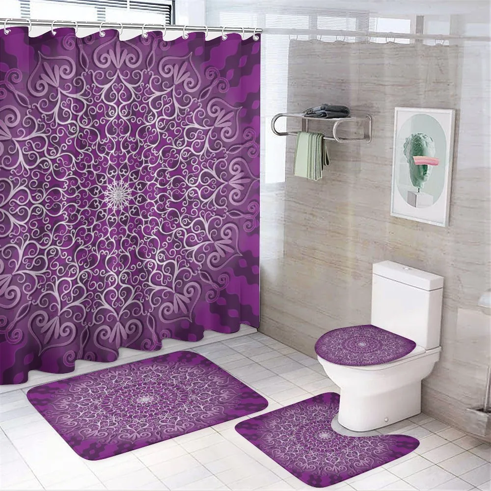 Tibetian Cosmos 4-Piece Bathroom Set product video