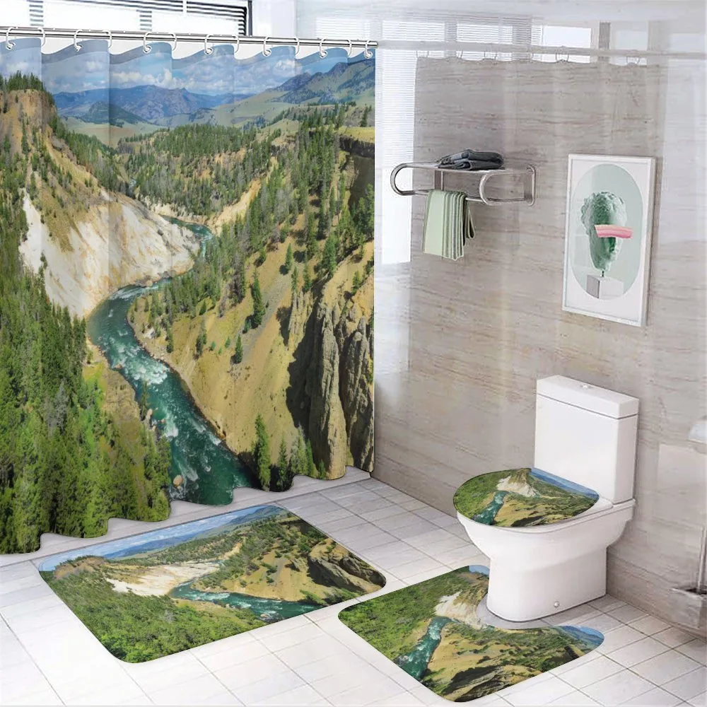 Yellowstone Calcite Springs — 4-Piece Bathroom Set preview