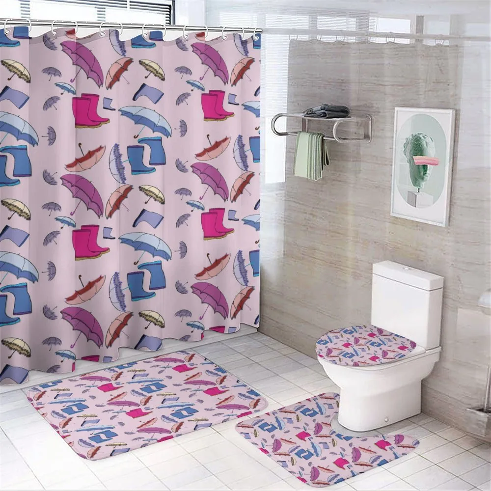 Autumn Boots Accessories — 4-Piece Bathroom Set preview