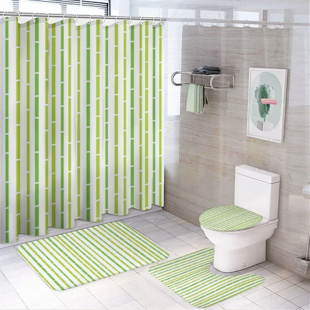 Bamboo Stalks 4-Piece Bathroom Set product video