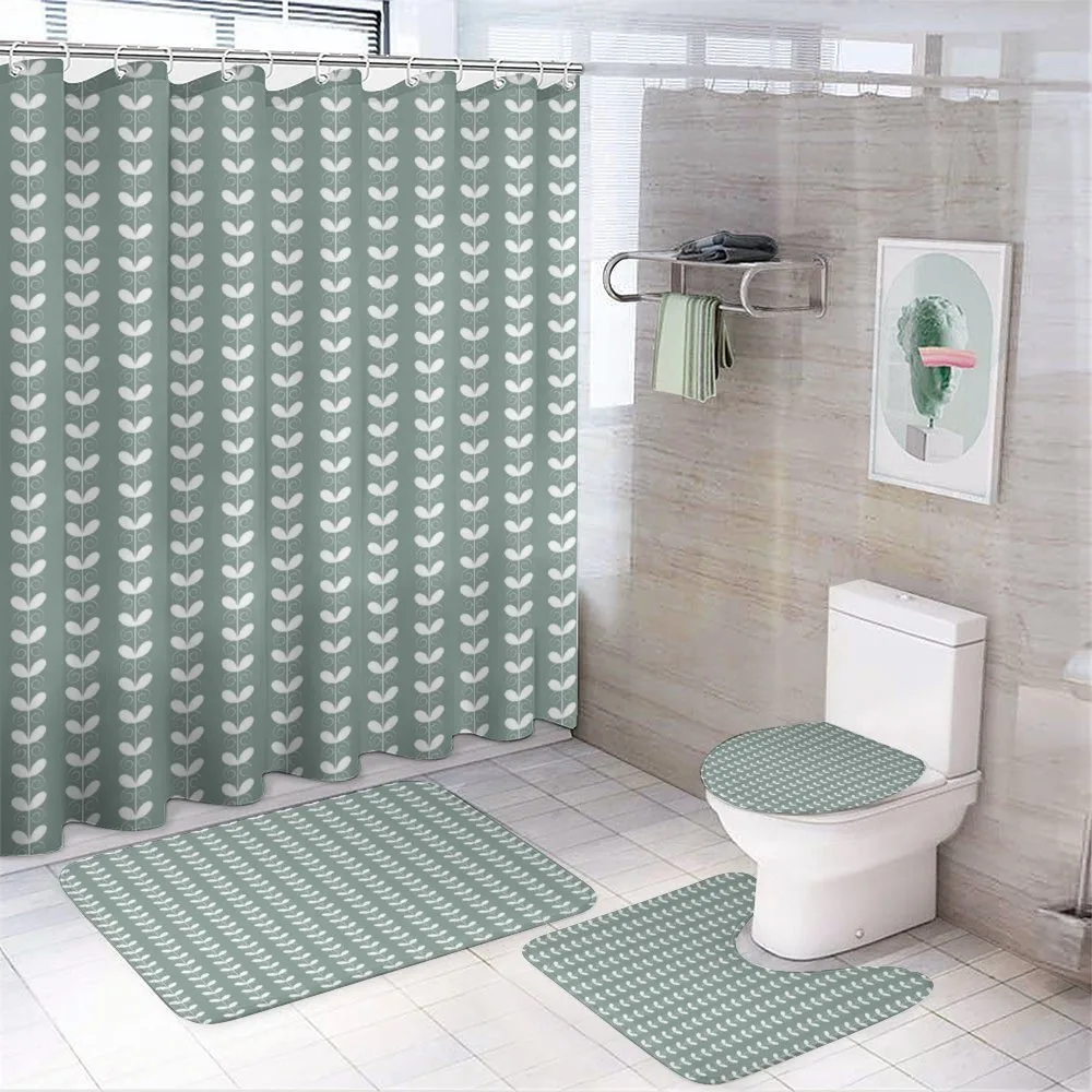Baroque Tulip Branches — 4-Piece Bathroom Set preview