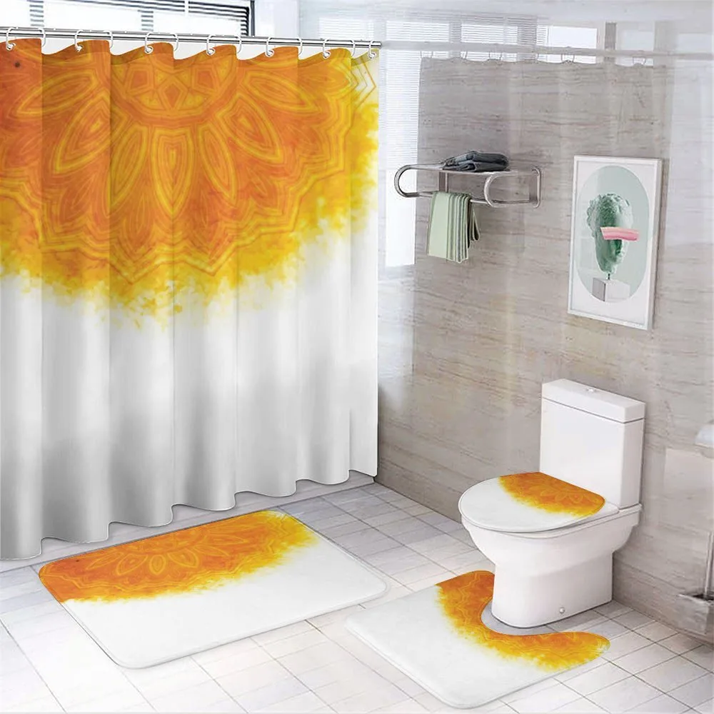 Bohemian Style Tribal Motif — 4-Piece Bathroom Set preview