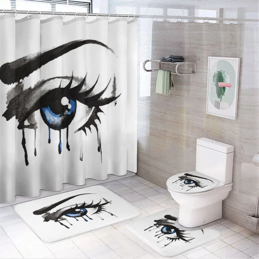 Dramatic Look of a Woman — 4-Piece Bathroom Set preview