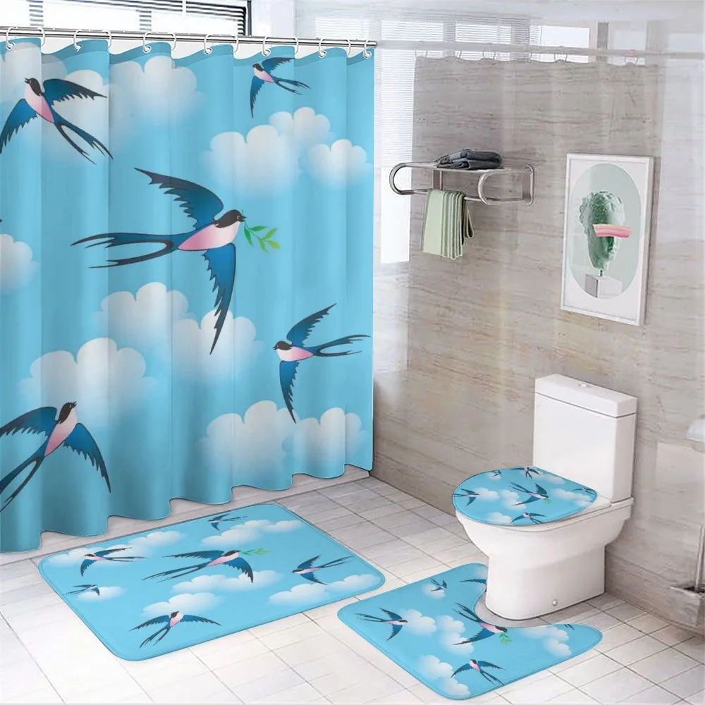 Hirundo Atrocaerulea — 4-Piece Bathroom Set preview